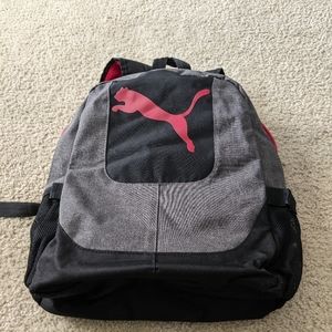 Puma Black, Gray & Red Backpack